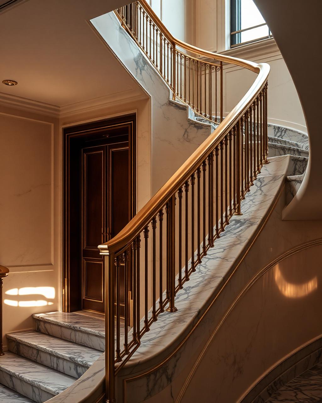 Marble staircase